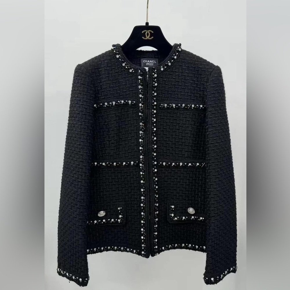 Chanel (uniform) Authentic beaded wool jacket